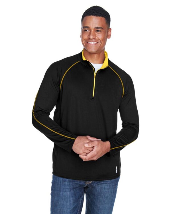 Ash City North End 88187 - Radar Men's Half-Zip Performance Long Sleeve Top