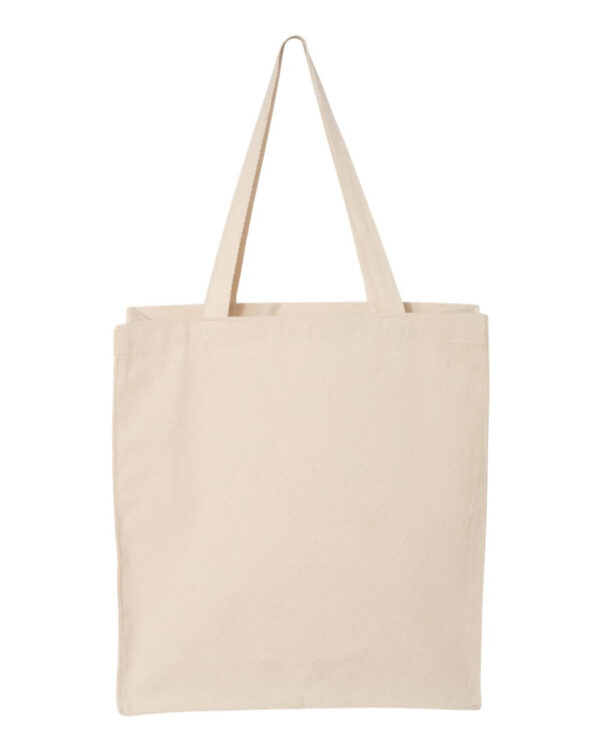 Q-Tees Q125300 Canvas Gusset Shopper Bag