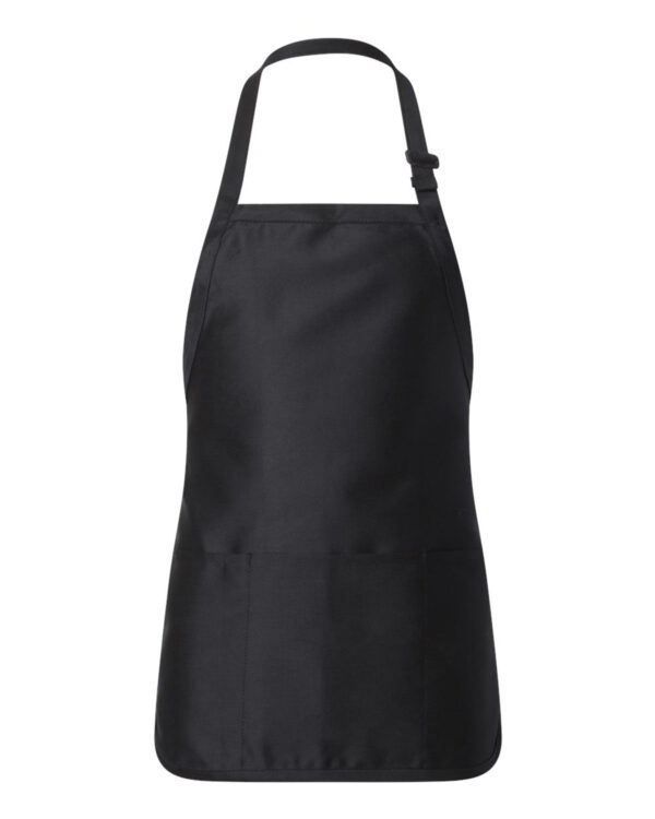 Q-Tees Q4250 Medium Length Apron With Pouch