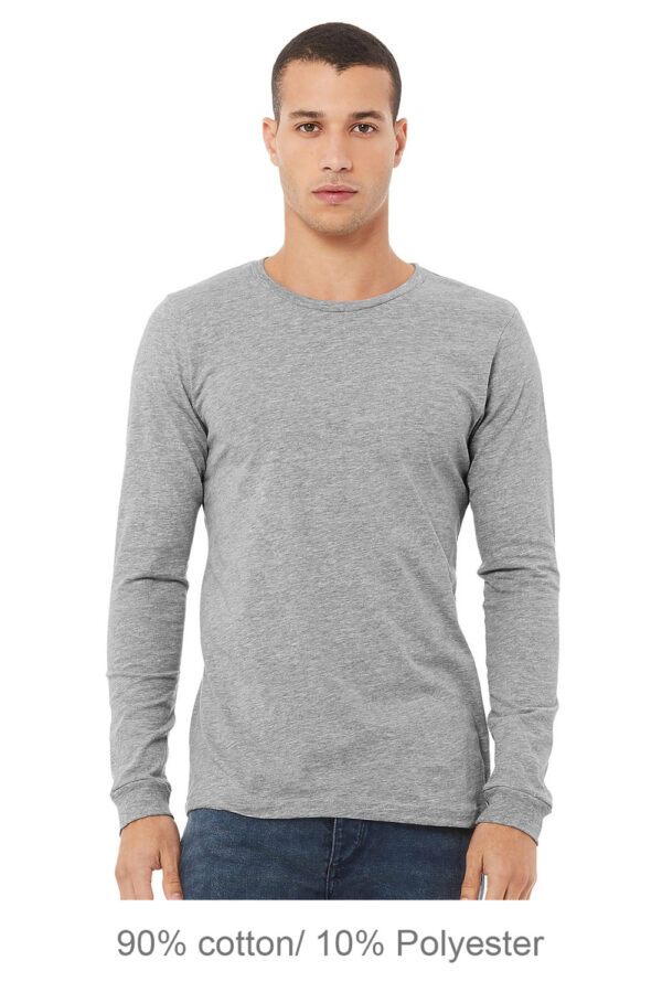 Bella+Canvas 3501CVC Unisex Heather CVC Long Sleeve Tee