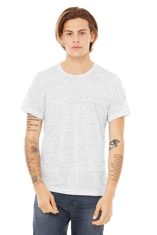 Bella+Canvas 3650 Unisex Poly-Cotton Marble Short Sleeve Tee