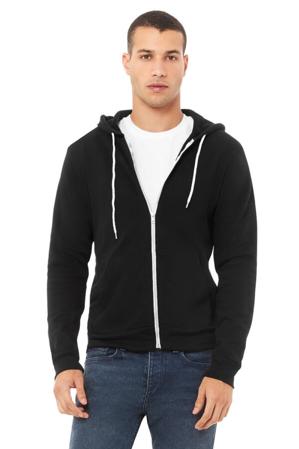 Bella+Canvas 3739 Unisex Sponge Fleece Full-Zip Hoodie