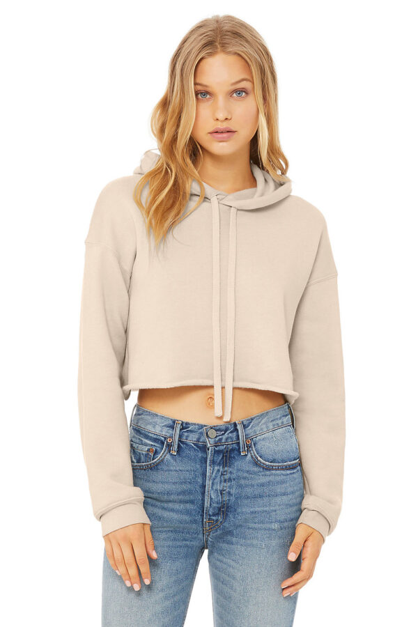 BELLA + CANVAS 7502 Women's Crop Fleece Hoodie